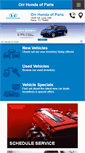 Mobile Screenshot of hondaofparis.net